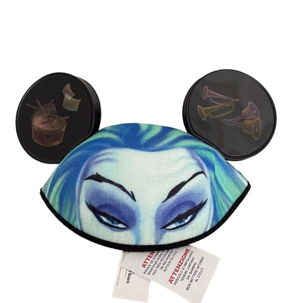 Disney Parks Haunted Mansion Madame Leota Ear Hat Mickey Holographic Youth NWT
